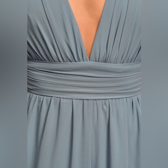 🌟2X HP🌟NWT Divine Muse Slate Blue Wide-Leg Jumpsuit - Picture 5 of 7